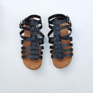 Korks Leather Ankle Strap Gladiator Sandal